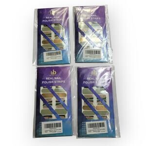 Belleboost Real Nail Polish Strips Camouflage Print Lot of 4 Packages Self Care